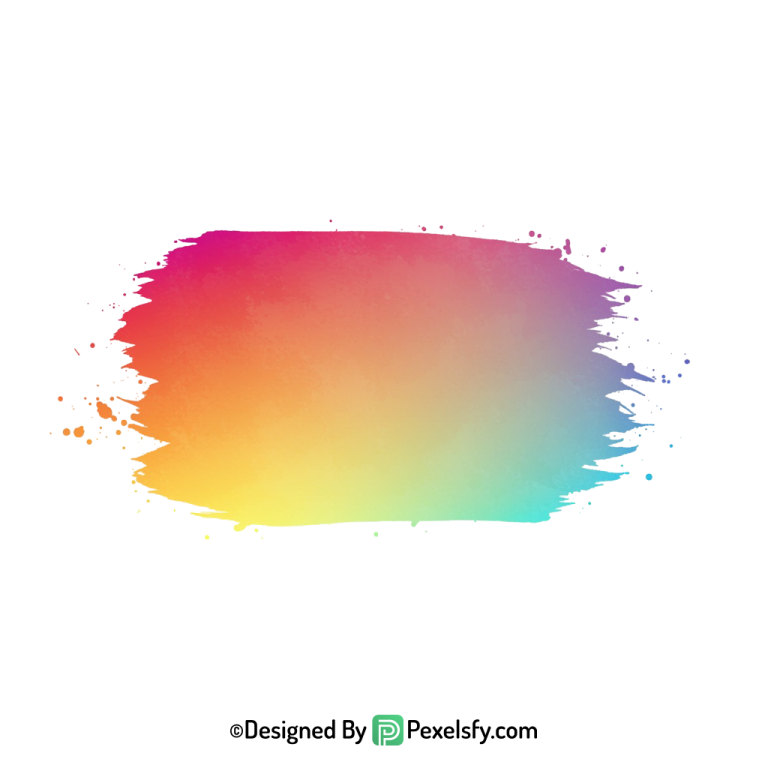 gradient paint brush png high resolution, transparent
