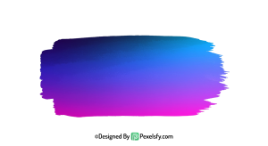 gradient paint brush png for artwork, transparent