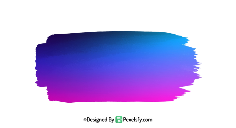 gradient paint brush png for artwork, transparent