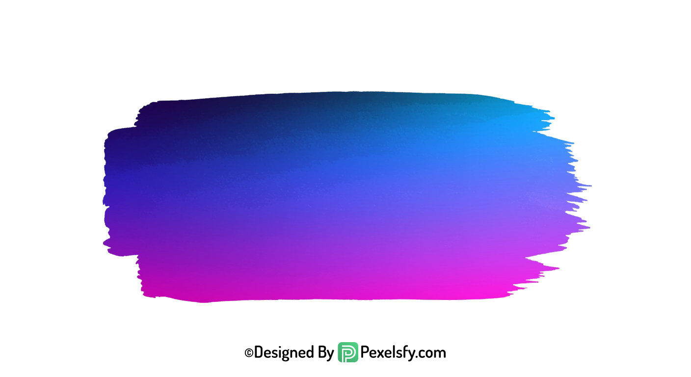 gradient paint brush png for artwork, transparent