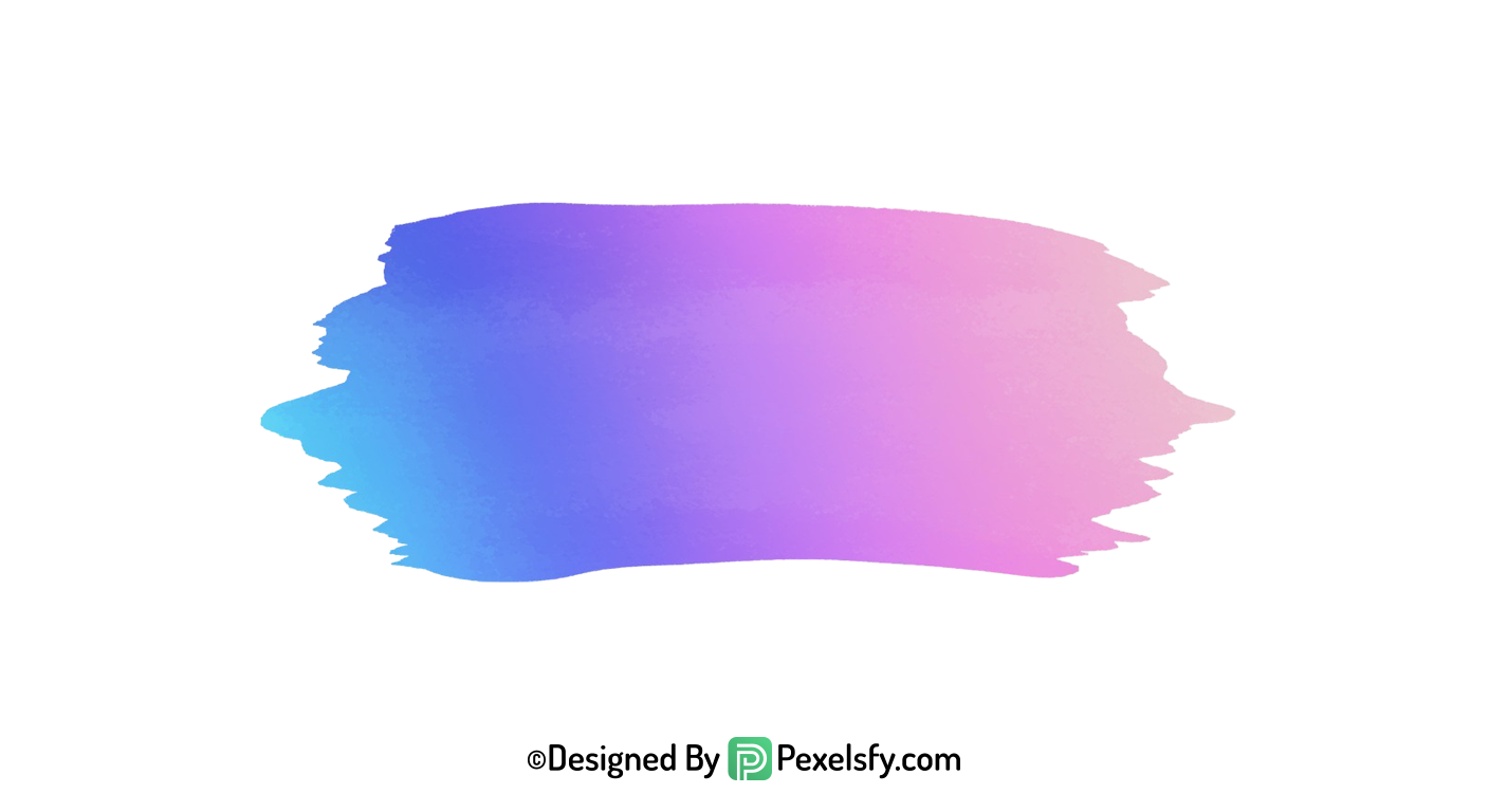 gradient paint brush png digital texture, transparent