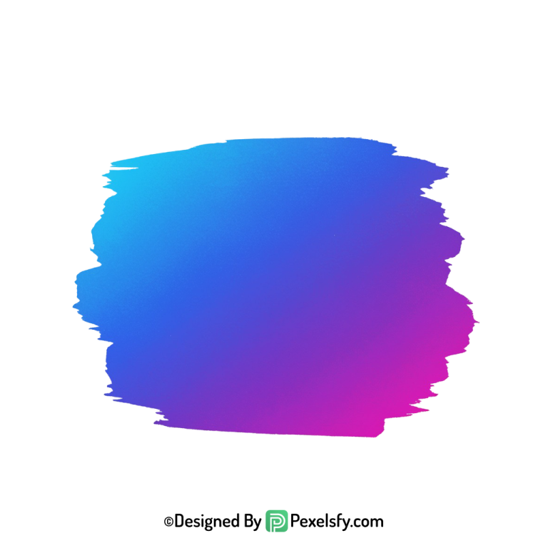 gradient paint brush png colorful stroke, transparent
