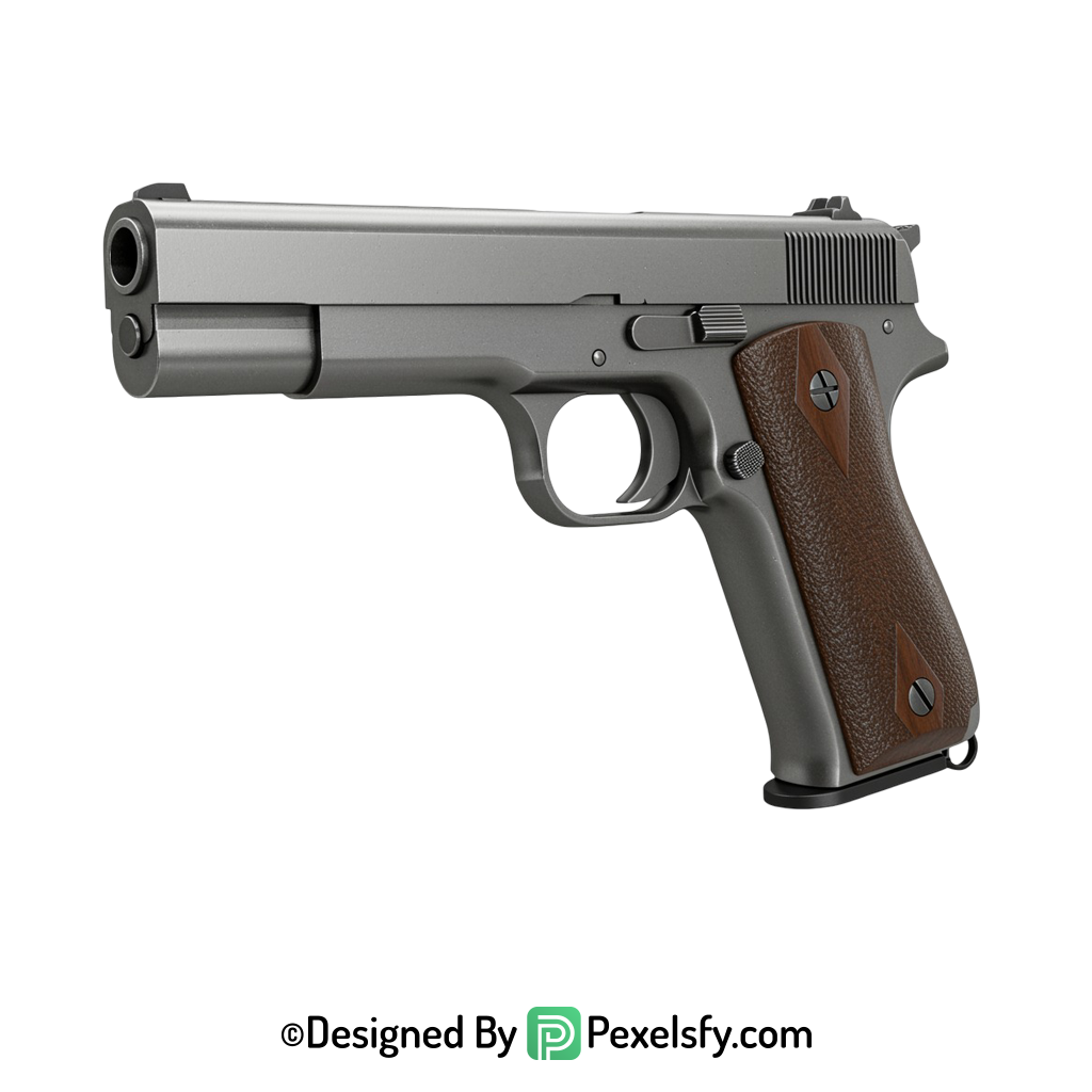 Gun PNG Image Editable File transparent background