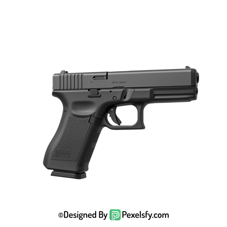 Gun PNG Image with Grip transparent background