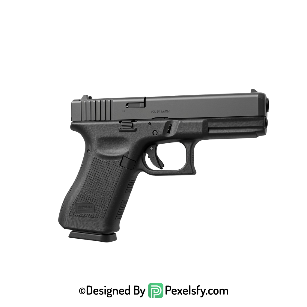 Gun PNG Image with Grip transparent background