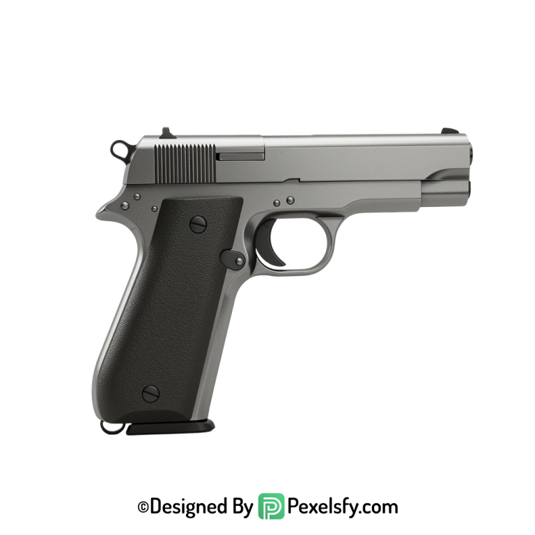 Gun PNG Image with Smoke transparent background