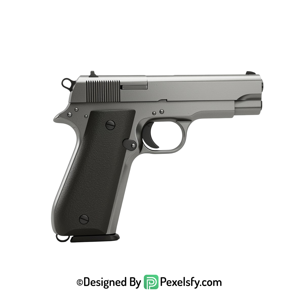 Gun PNG Image with Smoke transparent background