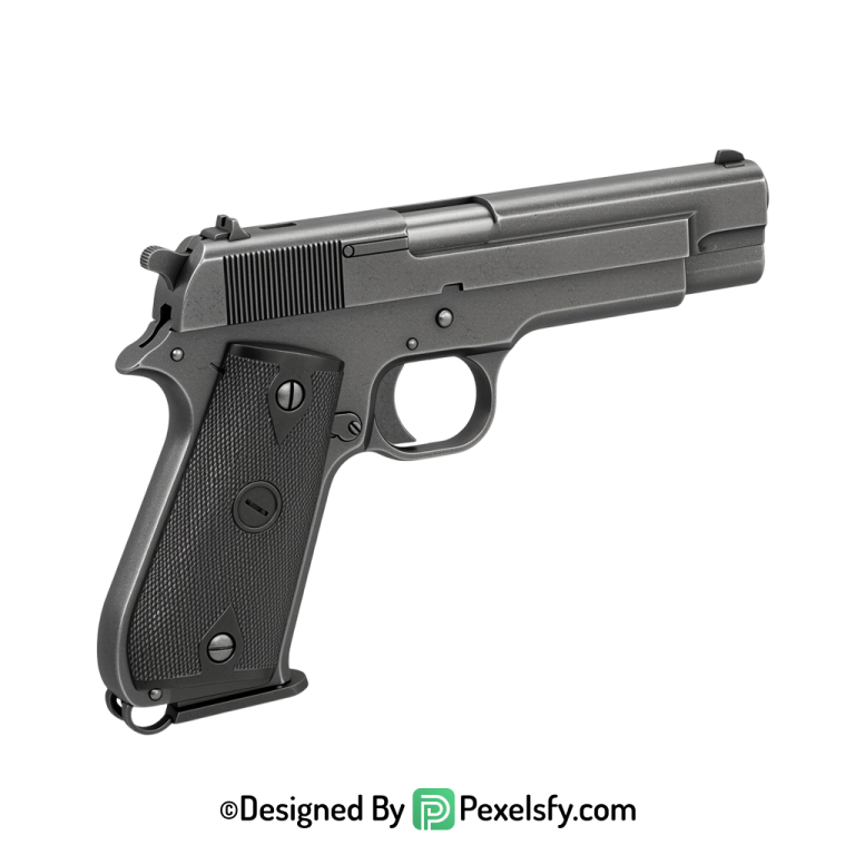 Gun PNG Image with Shadow transparent background