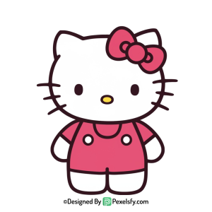 hello kitty png image full body, transparent
