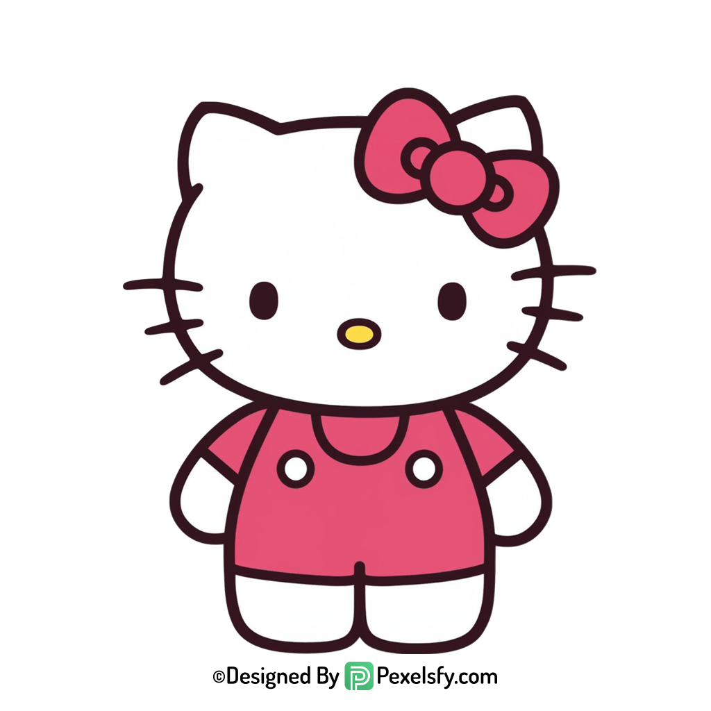 hello kitty png image full body, transparent