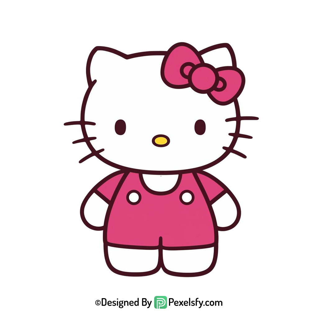 hello kitty png image editable file, transparent