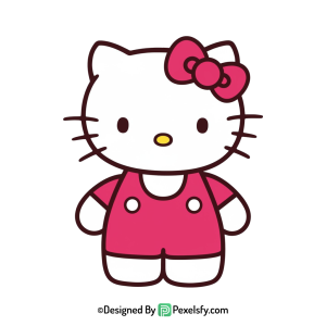 hello kitty png image classic version, transparent