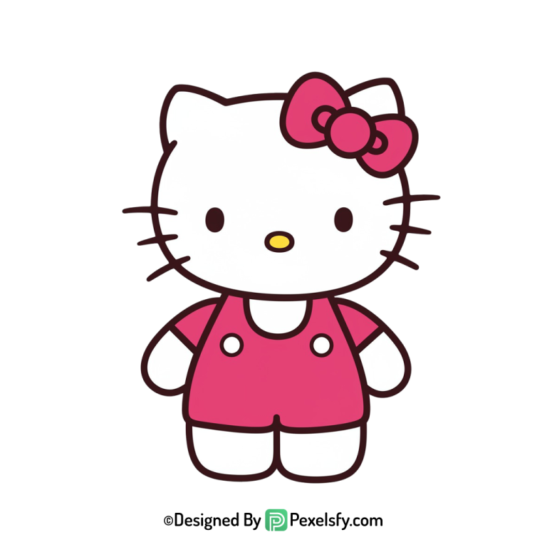 hello kitty png image with apple, transparent
