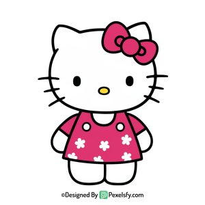 hello kitty png image adorable style, transparent