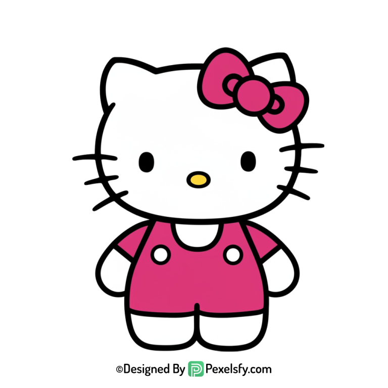 hello kitty png image vector quality, transparent