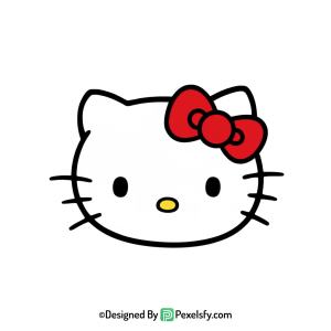 hello kitty png image hand drawn, transparent