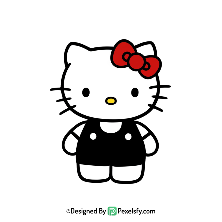 hello kitty png image cute design, transparent