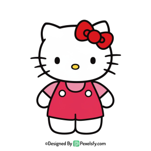 hello kitty png image glitter effect, transparent