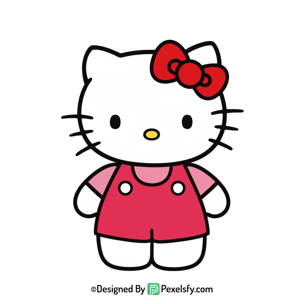 hello kitty png image glitter effect, transparent