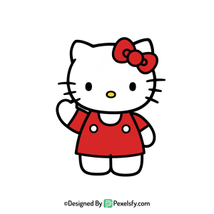 hello kitty png image fun style, transparent