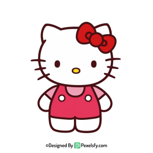 hello kitty png image cartoon form, transparent
