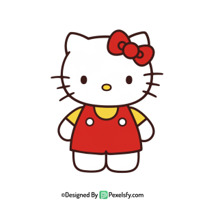 hello kitty png image baby version, transparent