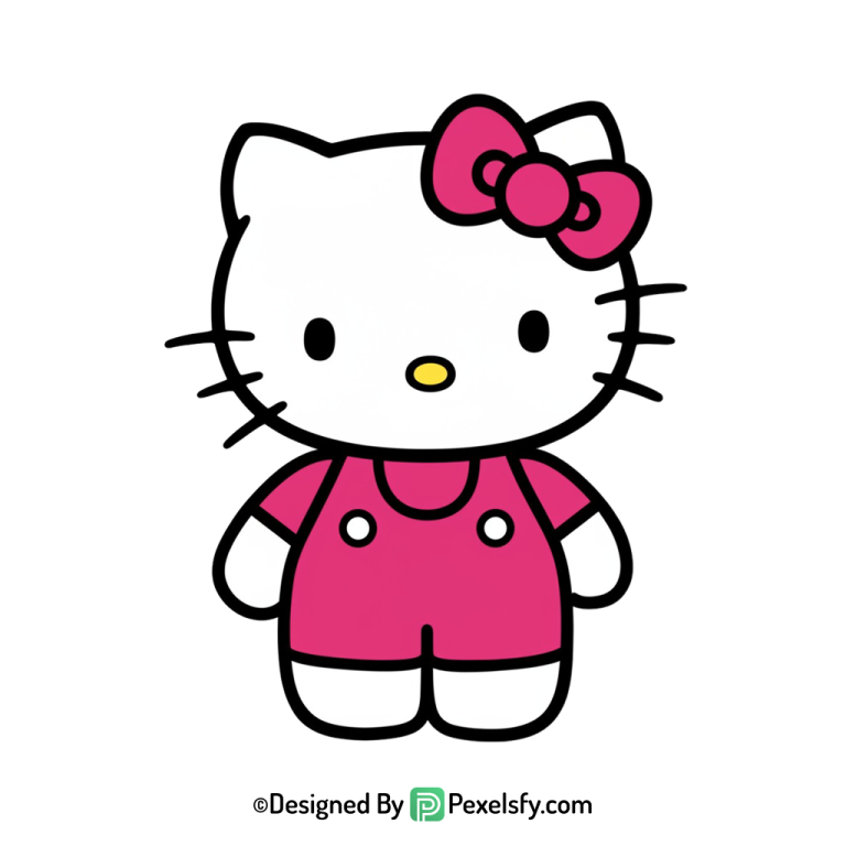 hello kitty png image sweet design, transparent
