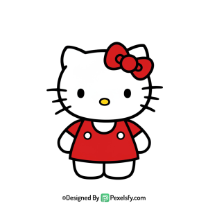 hello kitty png image bow clipart, transparent