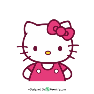 hello kitty png image charming style, transparent