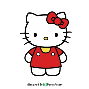 hello kitty png image sweet face, transparent