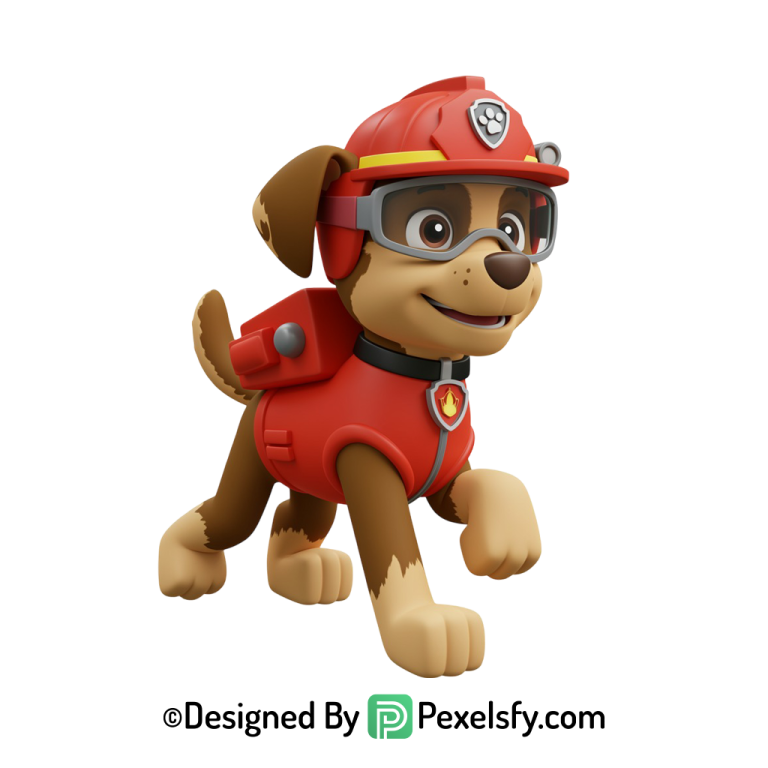 Paw patrol png imágenes con colores vivos,