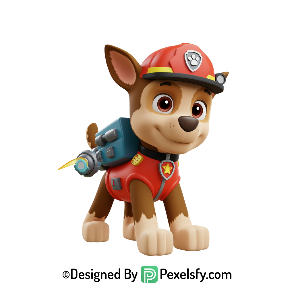 Paw patrol png imágenes estilo dibujo animado,