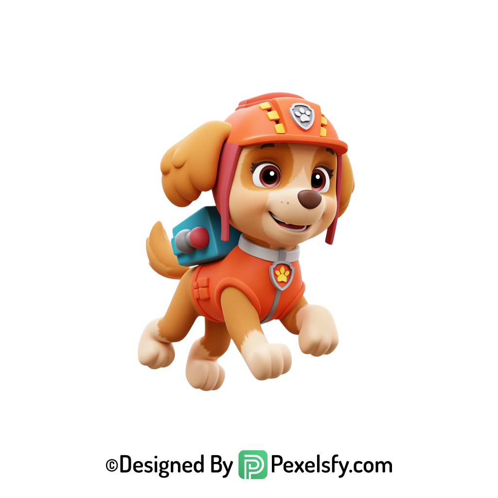 Paw patrol png imágenes con detalles coloridos,