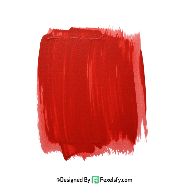red paint brush png abstract shape, transparent
