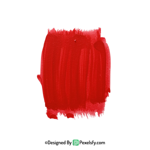 red paint brush png bold stroke, transparent