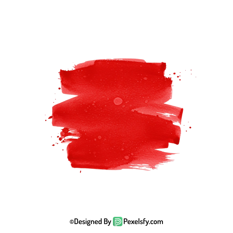 red paint brush png paint texture, transparent