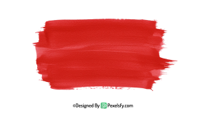 red paint brush png modern design, transparent