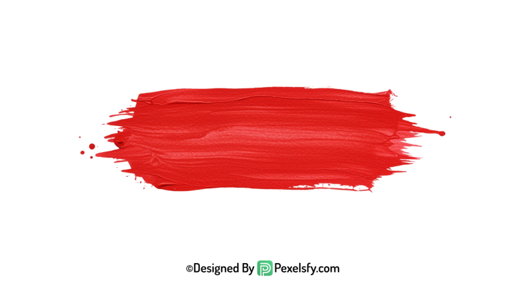 red paint brush png free file, transparent