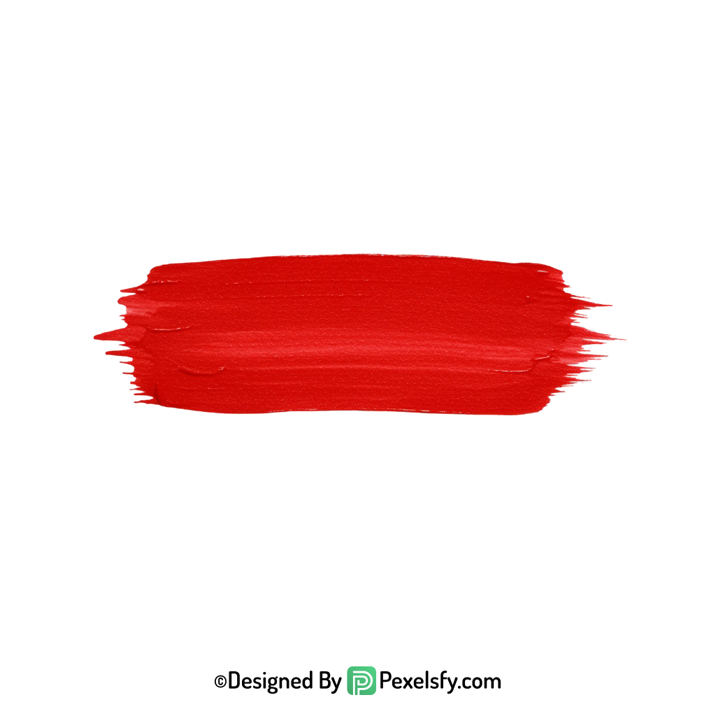 red paint brush png for backgrounds, transparent