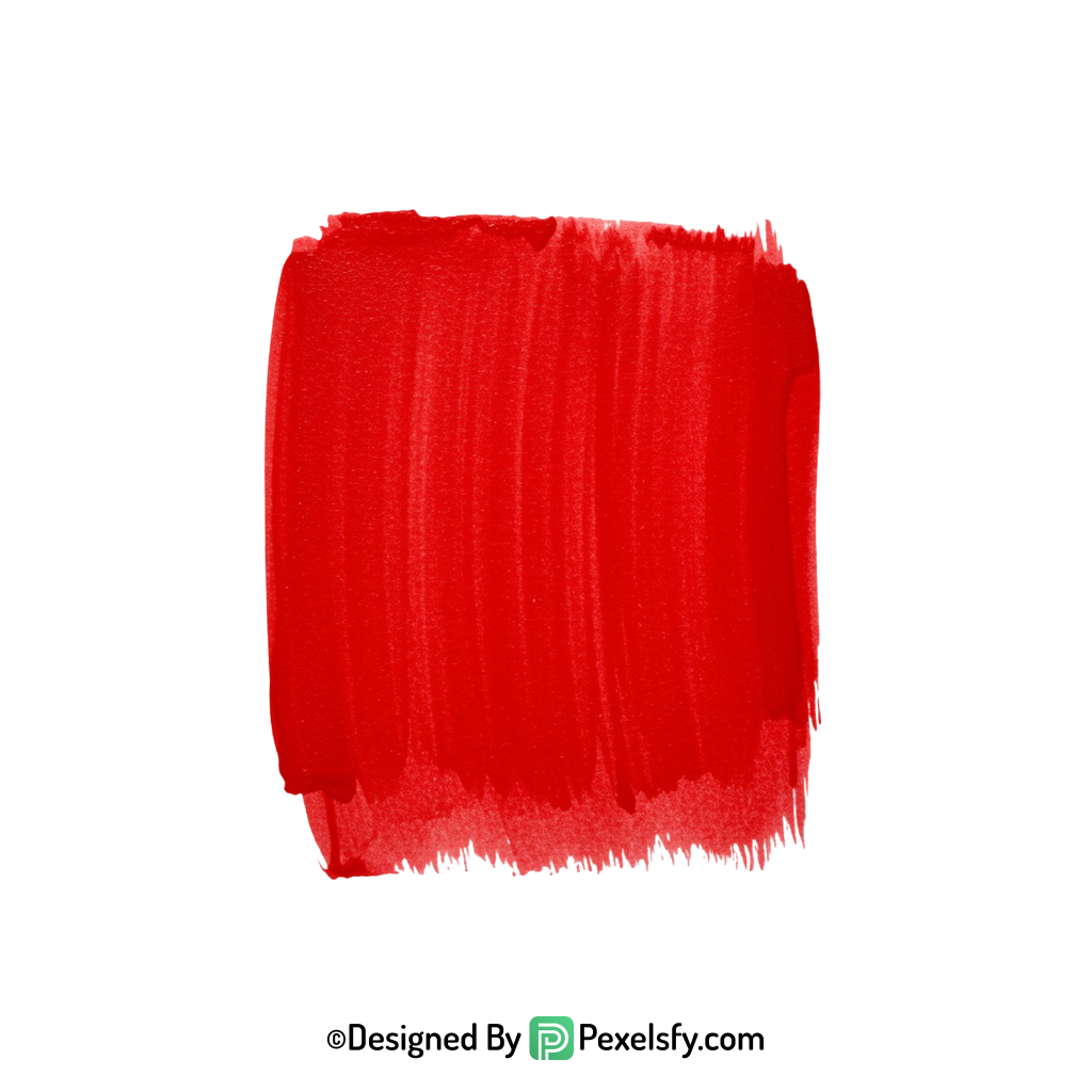 red paint brush png paint smear, transparent