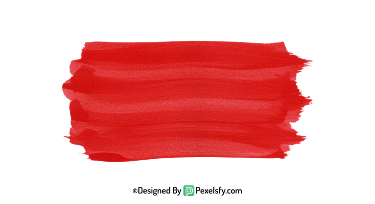 red paint brush png splatter design, transparent