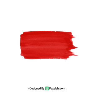 red paint brush png creative stroke, transparent