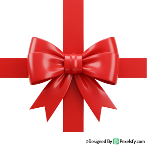 Red Ribbon PNG Artistic Style, transparent background