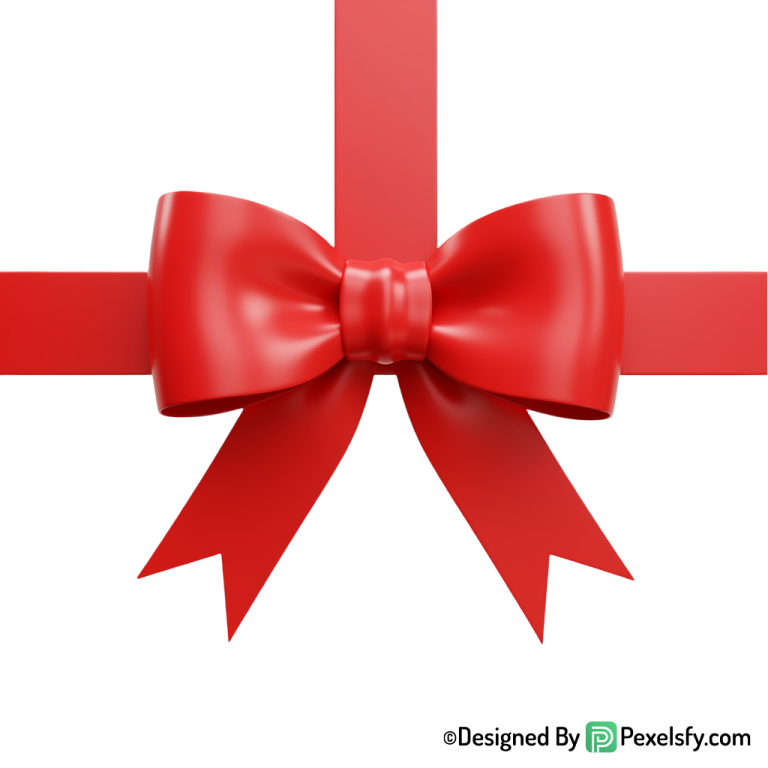 Red Ribbon PNG for Digital Projects, transparent