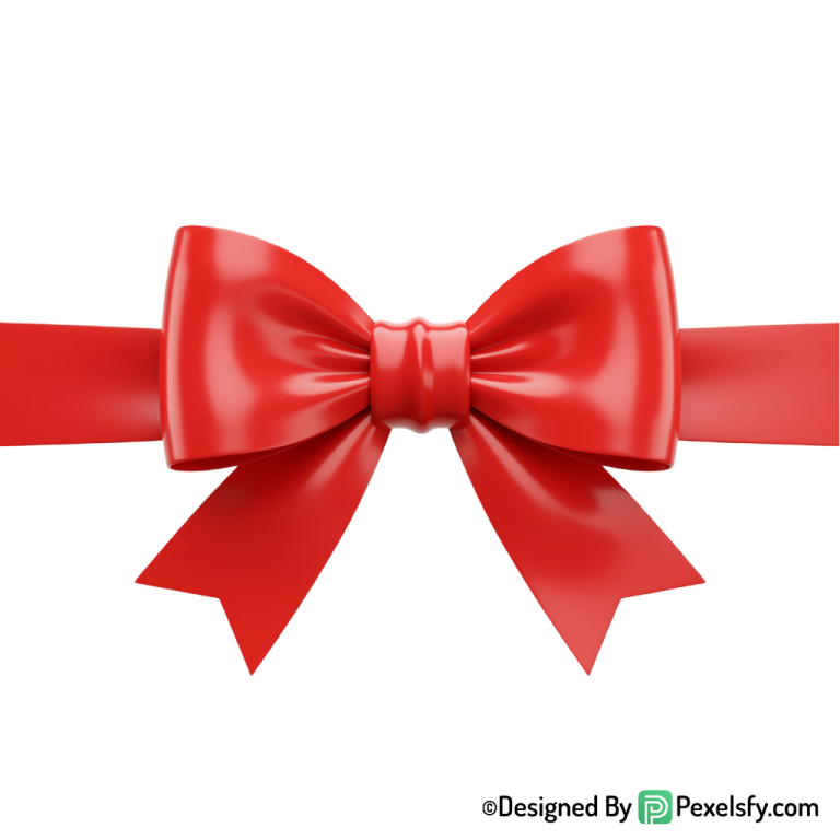 Red Ribbon PNG Clipart for Designers, transparent