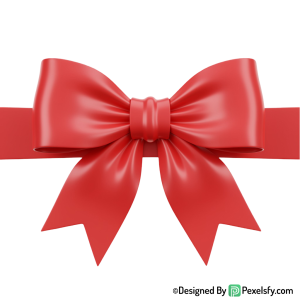 Red Ribbon PNG for Branding Projects, transparent