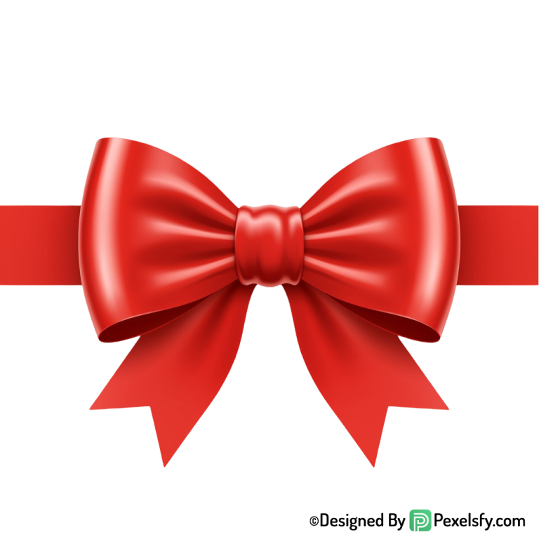 Red Ribbon PNG for Business Cards, transparent