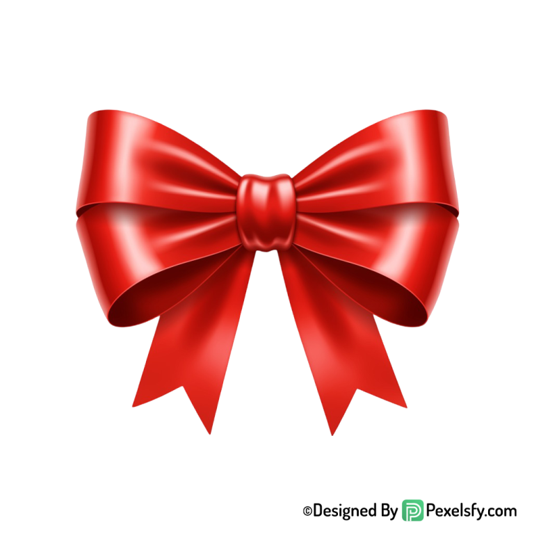 Red Ribbon PNG for Banners, transparent background
