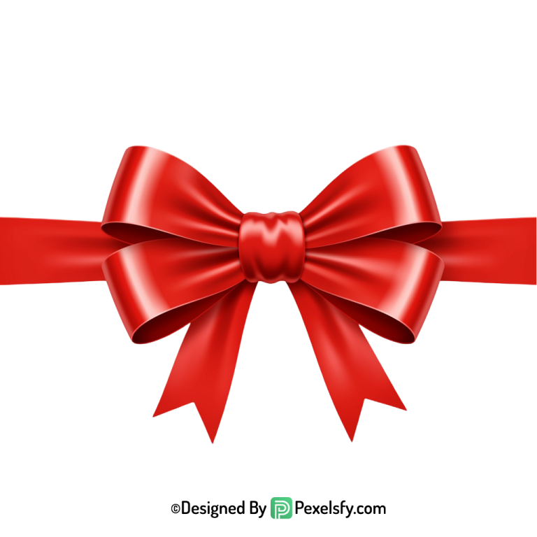 Red Ribbon PNG for Blog Graphics, transparent
