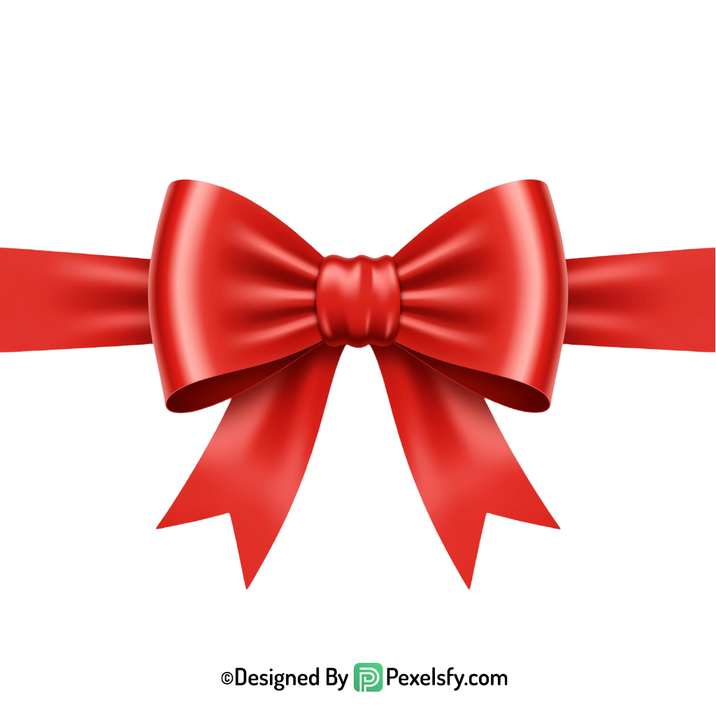 Red Ribbon PNG Smooth Finish, transparent background